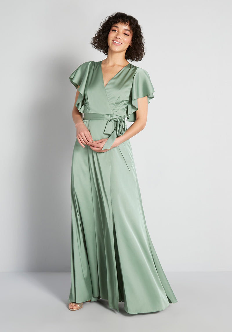 ModCloth x Hutch Wrap Maxi Dress